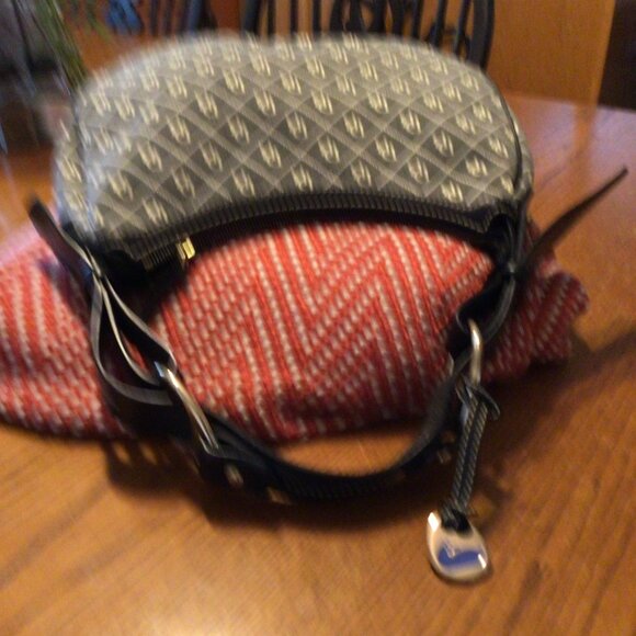 Dooney & Bourke hobo bag Gray and black Leather Handles - Picture 7 of 7